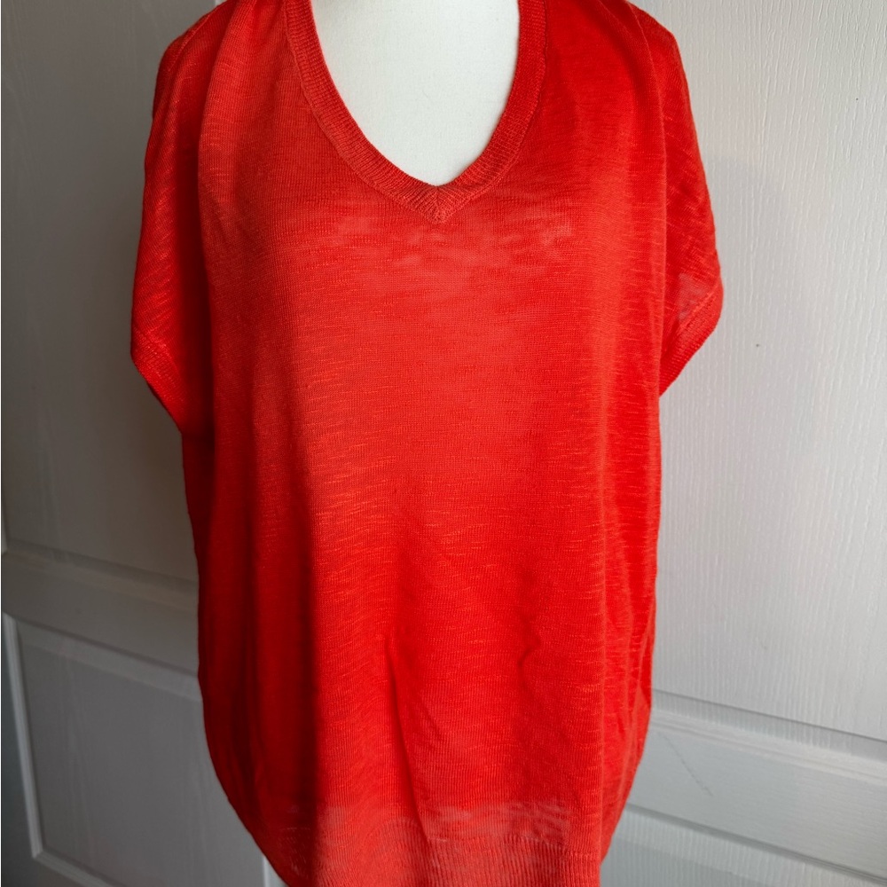 Vibrant Coral Women's Top